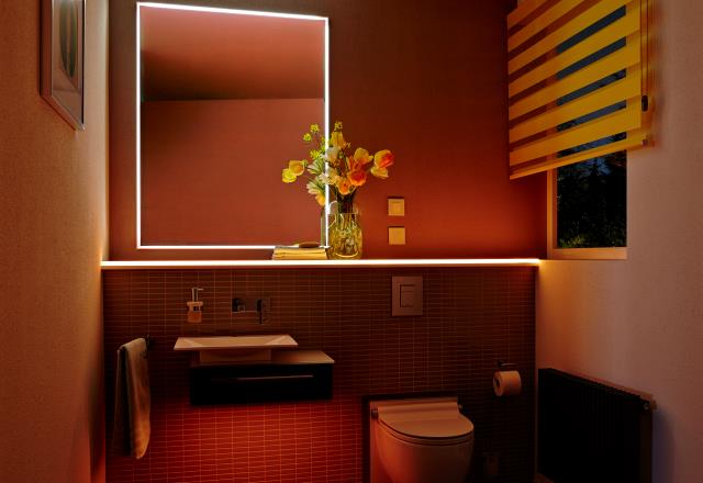 Mirror illumination without shadowing